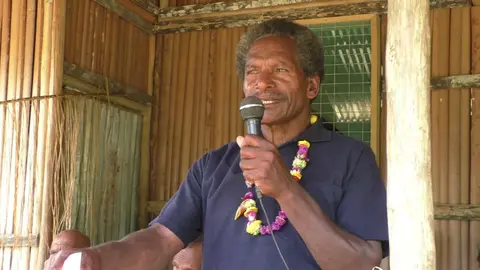 22 Alex gives speech during celebrations