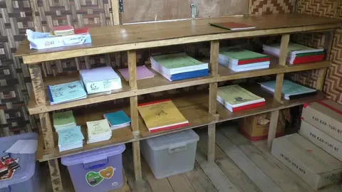 21 Book shelves in new building