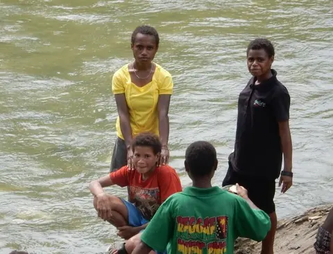 12 Kambriap youth on the day of the celebration